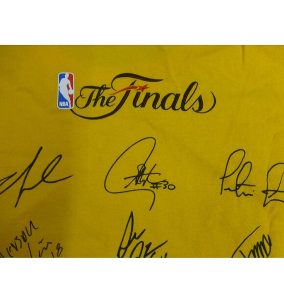 Golden State Warriors Strength in Numbers 2016 Finals Players Signatures at back - Picture 7 of 11